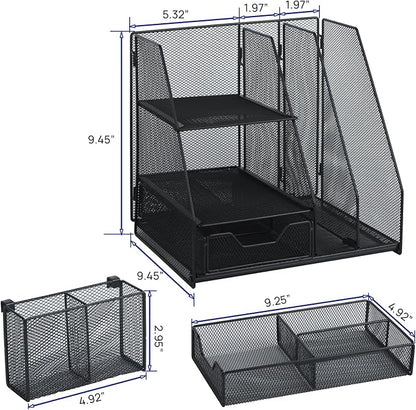 Topwey Desk Organizer, File Organizer - Image 6