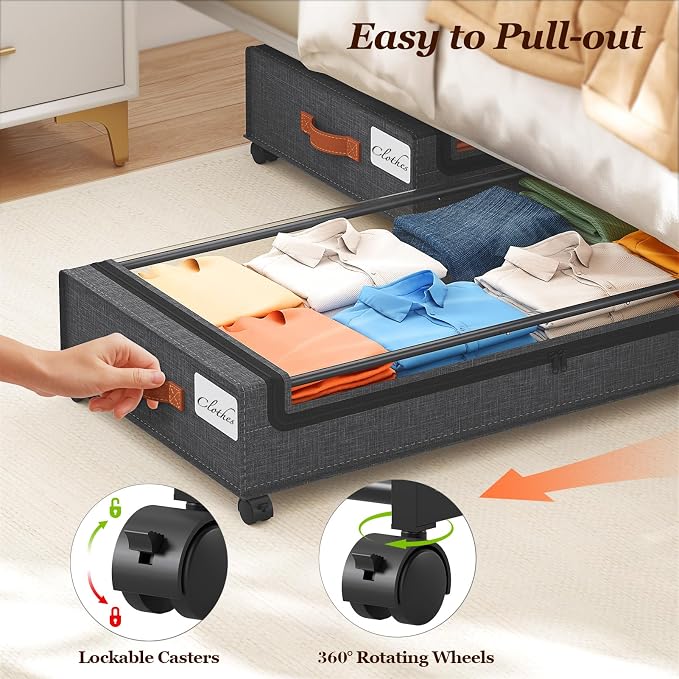 Yecaye 85 L Under Bed Storage - Image 6
