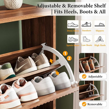 Nicetree Shoe Storage Cabinet for Entryway - Image 4