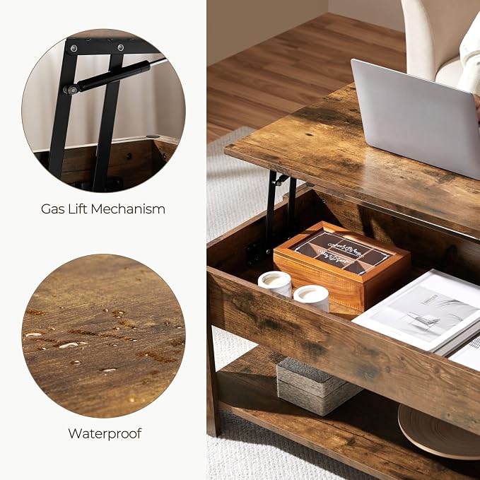 Yaheetech 47.2 in Lift Top Coffee Table - Image 6