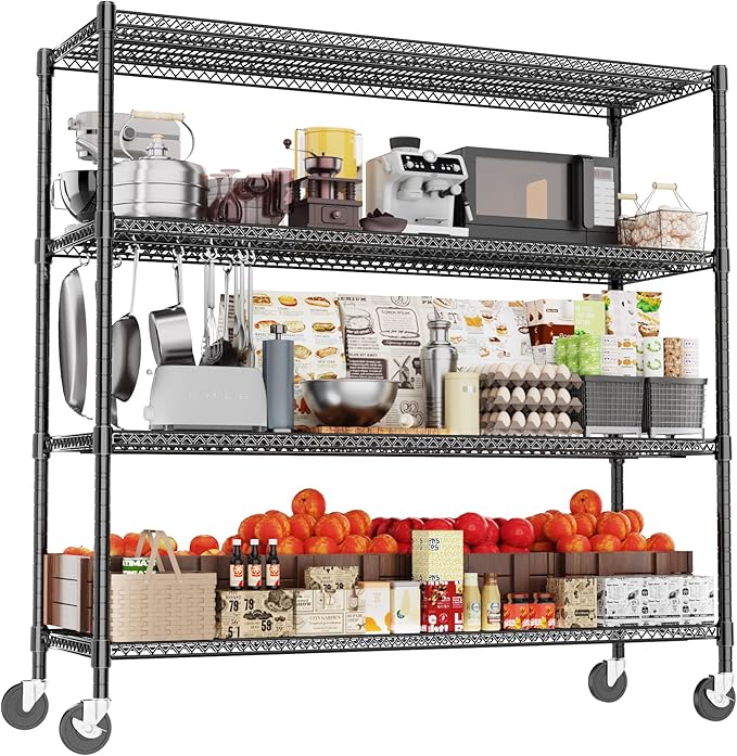 Heavy Duty Shelving, 76.2" H Garage Shelving Unit by GIOTORENT