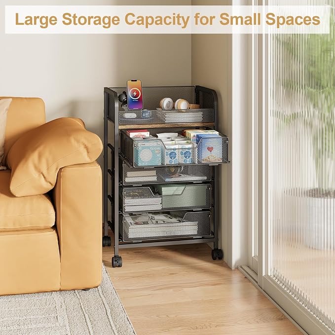 5-Tier Craft Organizer Cart - Image 7