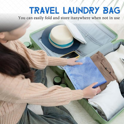 6 Pack 20 x 17 Inches Colorful Mesh Laundry Bag Soft - Image 6