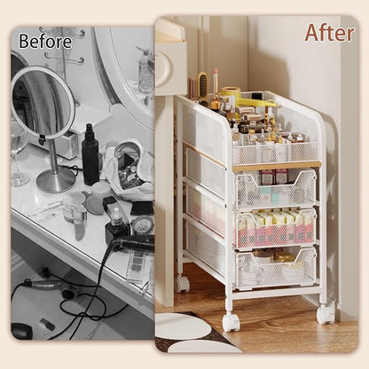 Rolling Makeup Cart Organizer - Image 9