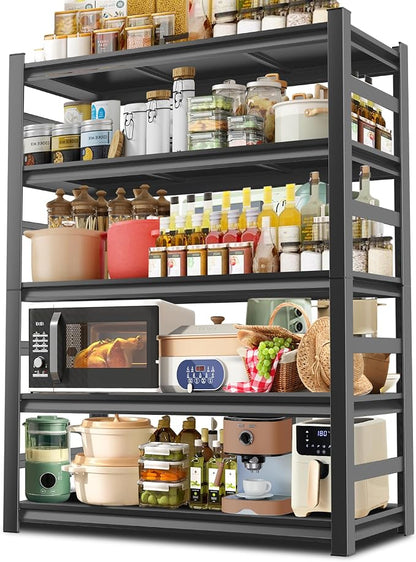 2500LBS Heavy Duty Metal Shelving Unit, 5-Tier Adjustable Kitchen Storage by Buynow