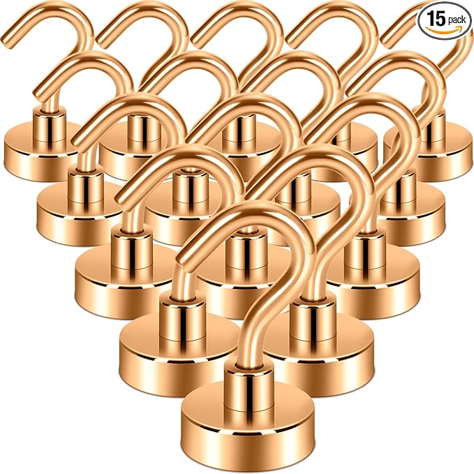 Neosmuk Magnetic Hooks, Heavy Duty 30lb+ Strong Magnet Hook by Neosmuk
