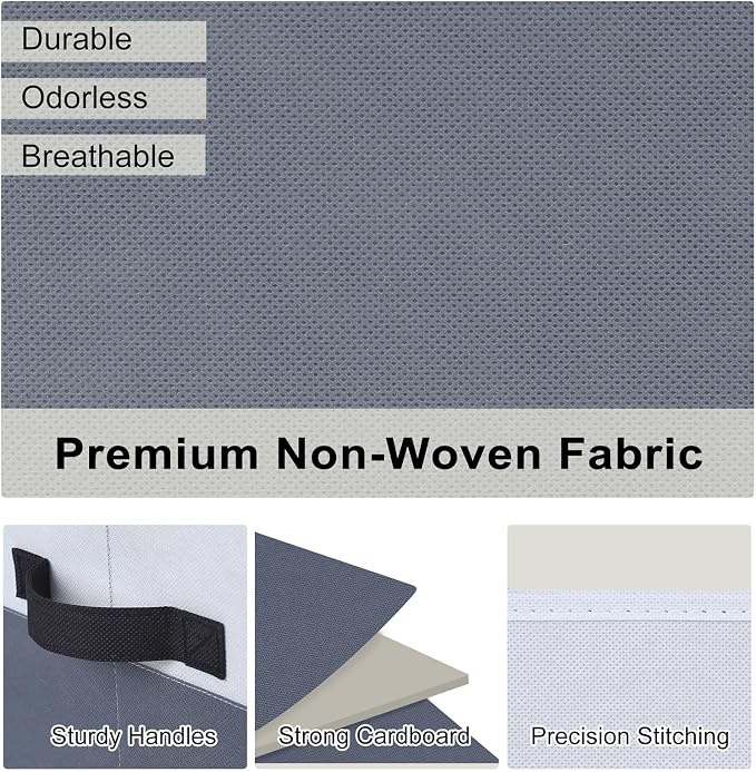 WUIKE Fabric Storage Bins, Extra Large Baskets - Image 6