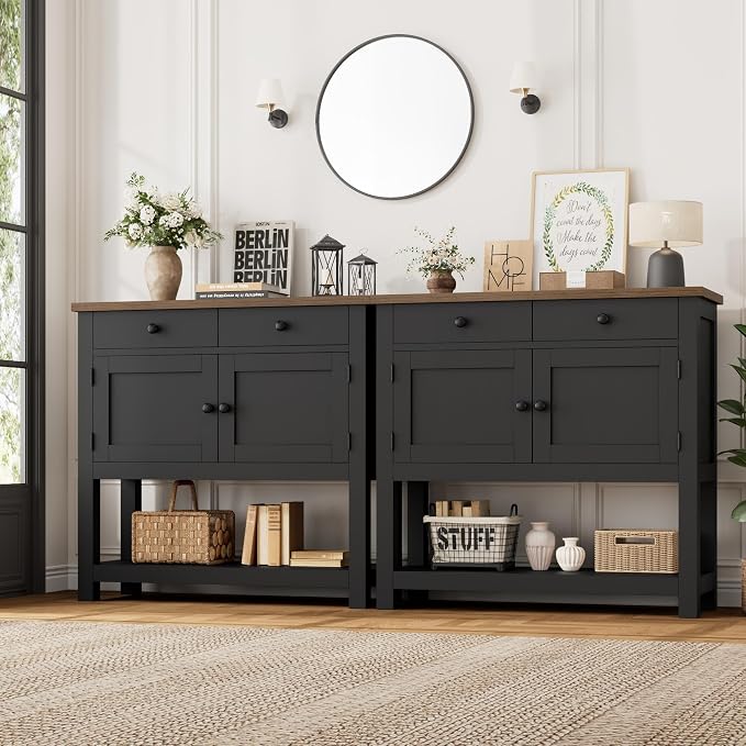 HOSTACK Farmhouse Console Table - Image 9