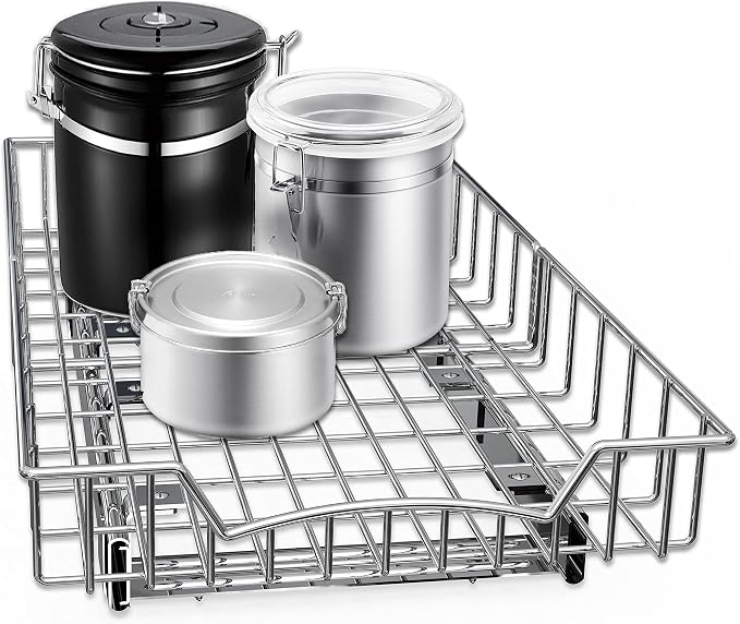 Simple Houseware Under Cabinet Pull Out Sliding Shelf - Image 8