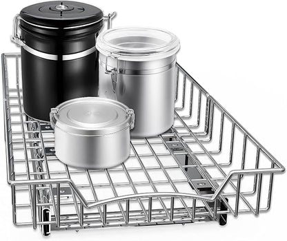 Simple Houseware Under Cabinet Pull Out Sliding Shelf - Image 8