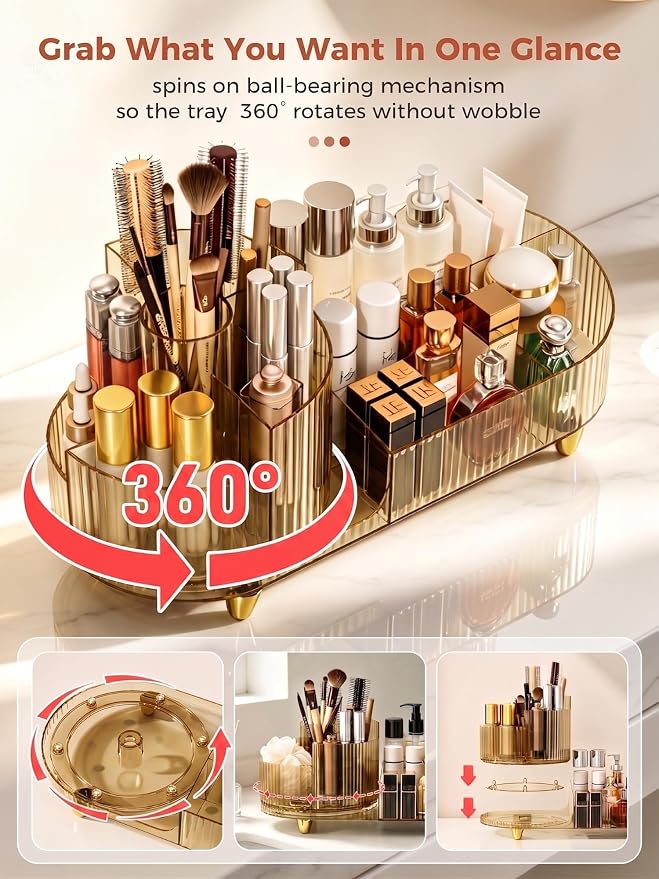 Booklov Rotating Makeup Organizer - Image 8