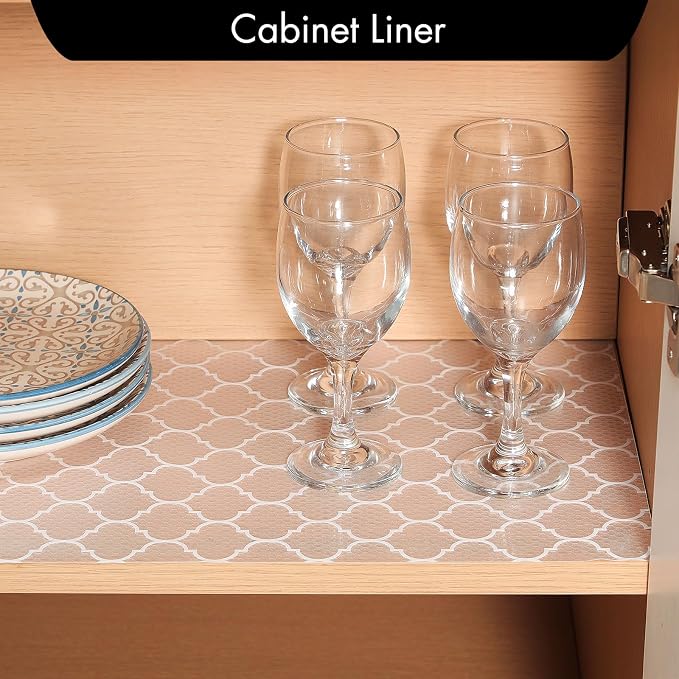 Cooyes Shelf Liner for Kitchen Cabinets – Non-Adhesive Waterproof Drawer Liner - Image 3