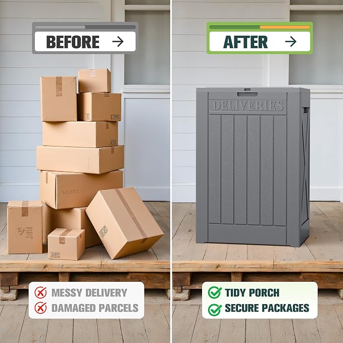Greesum 52 Gallon Large Outdoor Package Delivery Box - Image 3