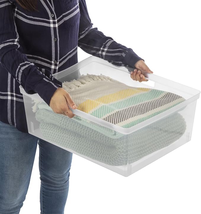 Wide 4 Drawer Tower Plastic Storage Organizer - Image 7