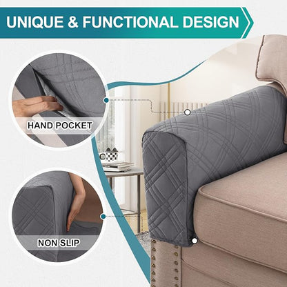 Turquoize Waterproof Armrest Covers - Image 4