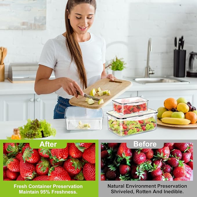 Meal Prep Containers 5pc, Food Storage Containers - Image 2