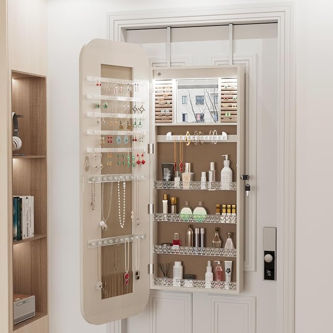 Montary Door or Wall-Mounted Jewelry Cabinet by Montary