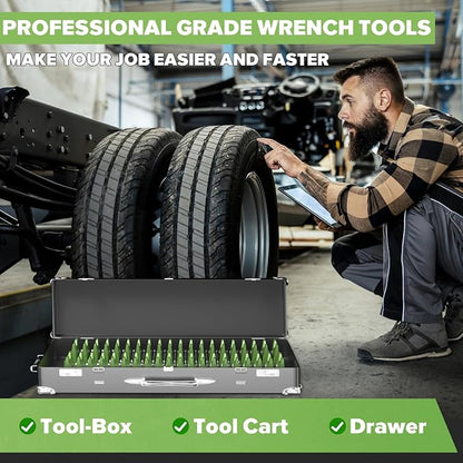 40PCS Modular Wrench Organizer Wrench Holder - Image 8