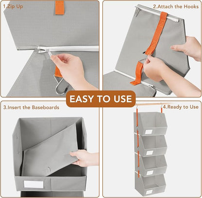 4 Pcs Modular Closet Organizer - Image 5