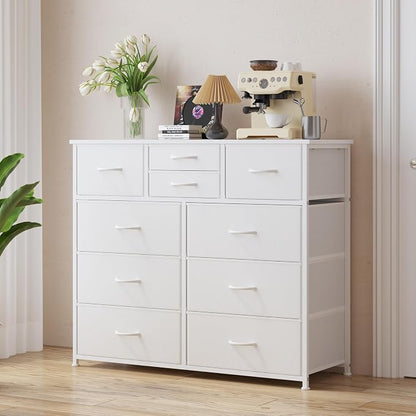 LUMTOK 10 Drawers Dresser with Fabric Bin - Image 2