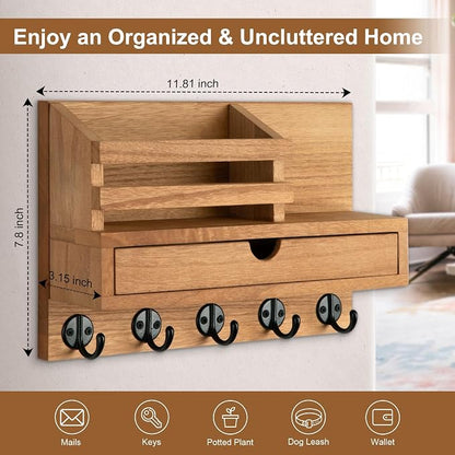 Key Holder Wall Mount, Mail Holder - Image 2