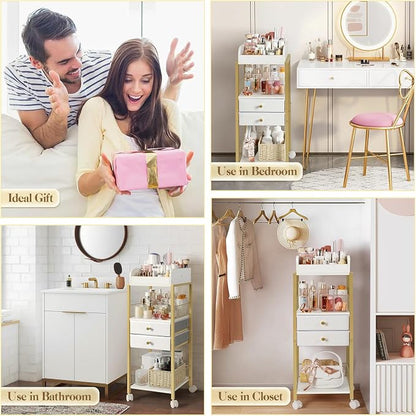 Makeup Organizer, Floor Skincare Organizers Make Up Organizers and Storage - Image 7