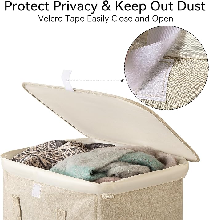 WOWLIVE 100L Laundry Hamper - Image 6