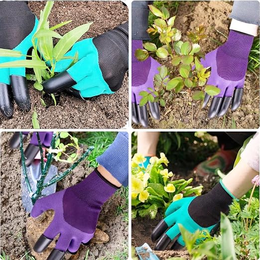 Garden Gloves with Claws, Breathable Gardening Work Gloves - Image 3