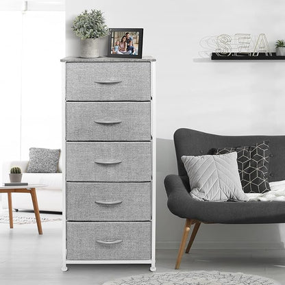 Sorbus Nightstand with 5 Drawers - Image 5