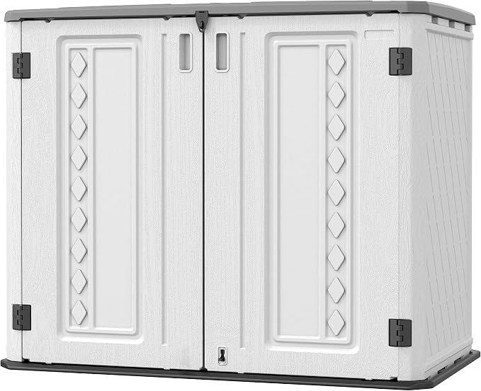 Sheds & Outdoor Storage, 34 Cu.ft Horizontal Storage Sheds Outdoor by Mrosaa