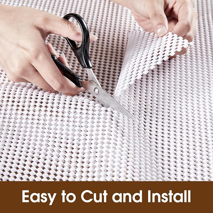 Shelf Liner for Kitchen Cabinet, Drawer Liners Non Slip Non Adhesive Thick Mat - Image 4