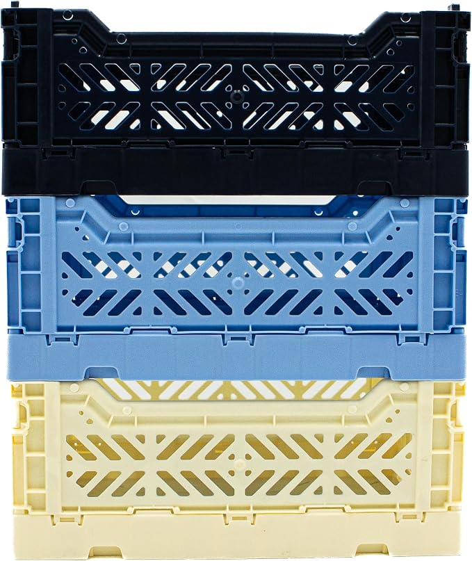 Collapsible Storage Box, Foldable Crate Organizer Bin - Image 2