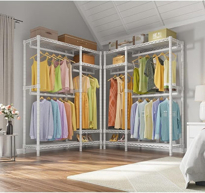VIPEK V2 Heavy Duty Clothes Rack 4 Tiers Wire Shelving Garment Racks - Image 4