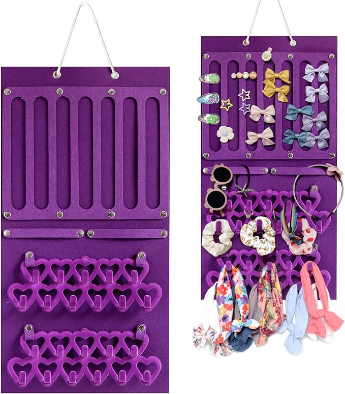 Storage Holder Display Board Felt Wall Hanging Jewelry Organizer by ililmmoe