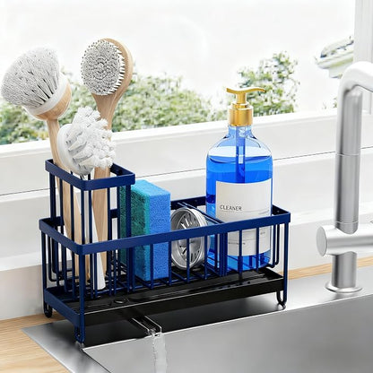 Cisily Navy Blue Sponge Holder Sponge Holder by CISILYHOMELIFE
