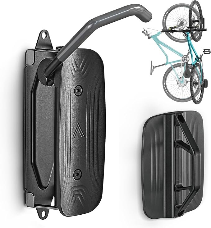 monTEK Swivel Bike Wall Mount – Garage Bike Hanger & Space-Saving Vertical Bike by monTEK