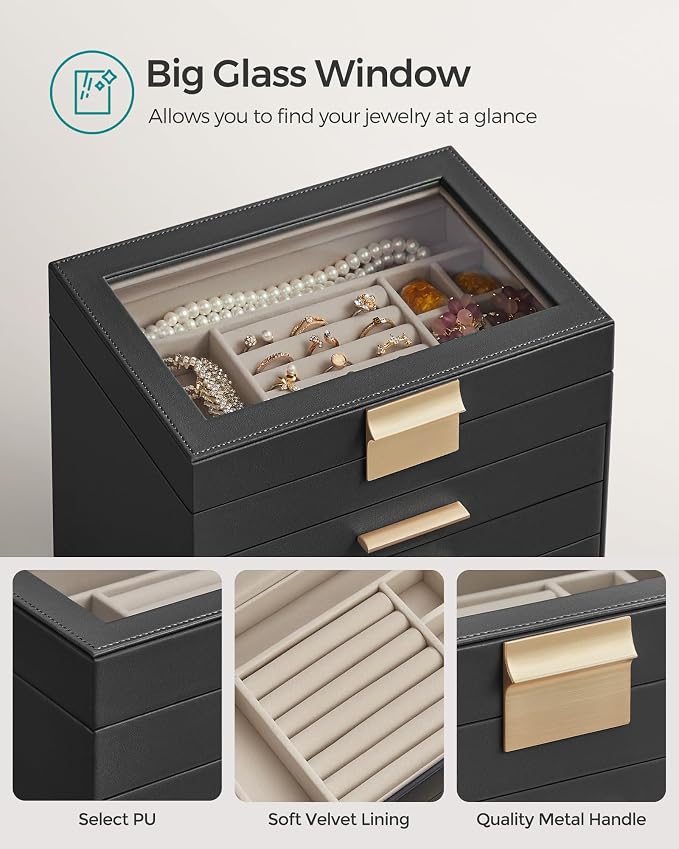 SONGMICS Jewelry Box Organizer - Image 4