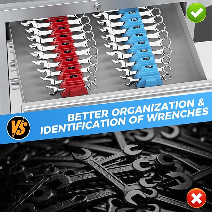 48PCS Magnetic Modular Wrench Organizers - Image 6