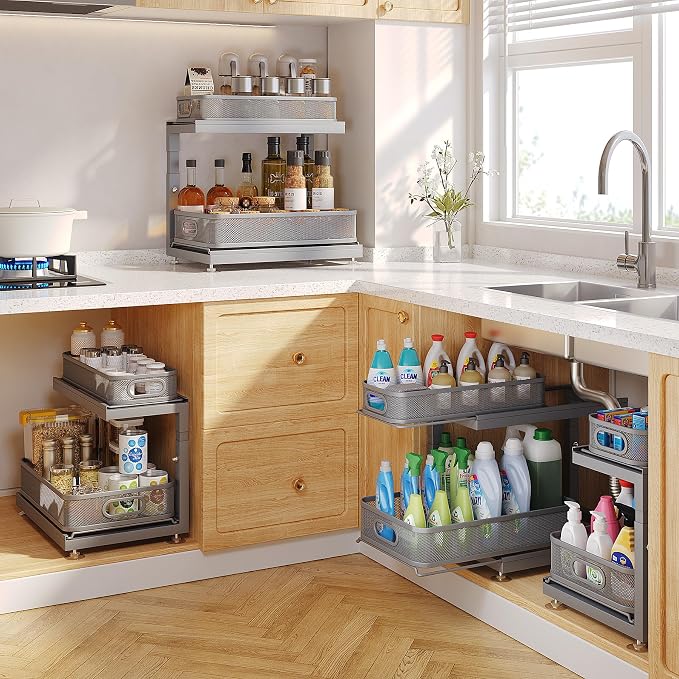 2-Pack Under Sink Storage Organizer - Image 8