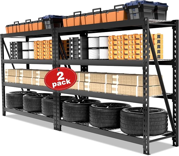 WORKPRO Garage Shelving, 7200 LBS Load, Heavy Duty Metal Shelving by WORKPRO