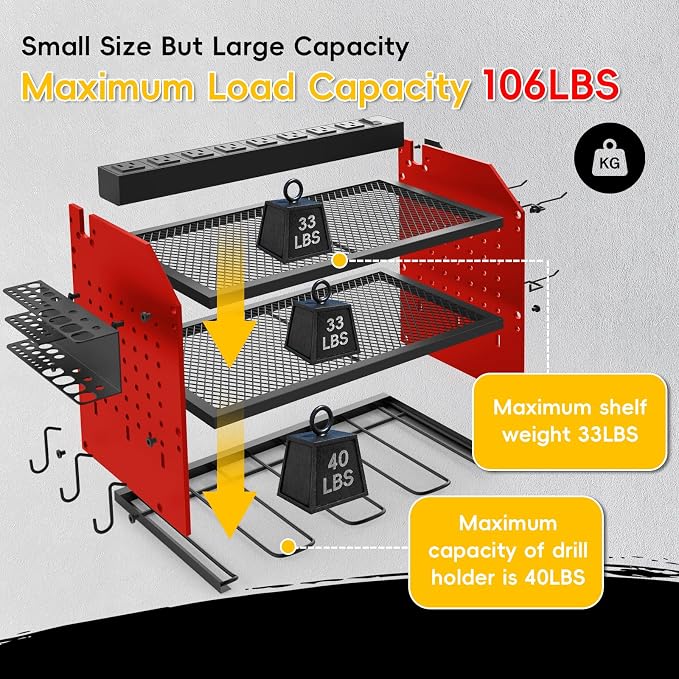 Power Tool Organizer Wall Mount - Image 6