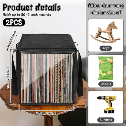 1/4 Pcs Vinyl Record Storage Box - Image 3