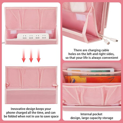 Bedside Caddy Bedside Storage Organizer Bedside Organizer - Image 5
