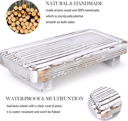 Small White Bathroom Decor Tray - Image 4