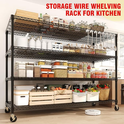 73" H Storage Shelves 2640LBS Heavy Duty Shelving Unit - Image 5