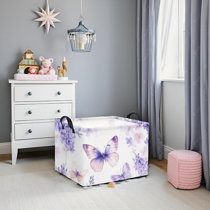 Rectangular Kids Storage Basket Baby Storage Basket - Image 3