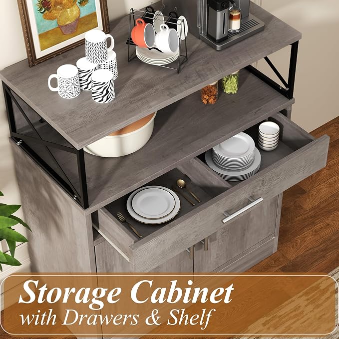 Shintenchi Kitchen Buffet Cabinet - Image 5