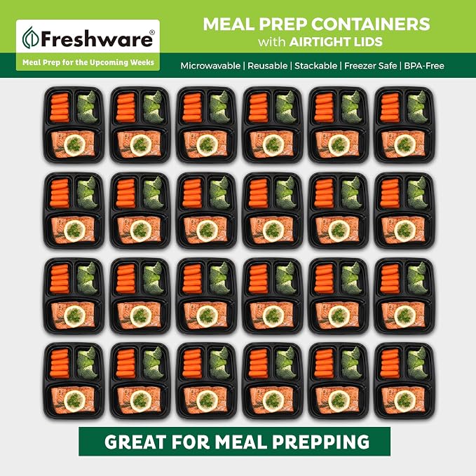 Freshware Meal Prep Containers - Image 3