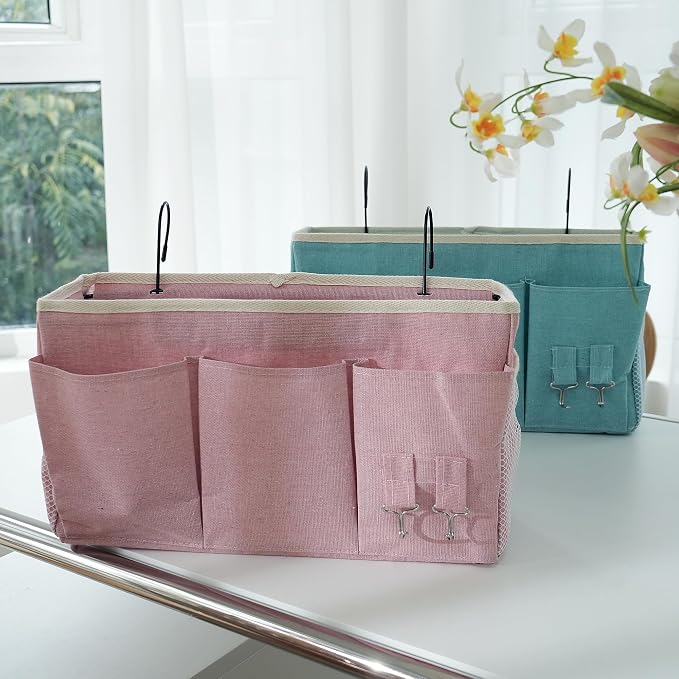 Bedside Caddy, Bedside Hanging Storage Organizer forBunk and Hospital Beds - Image 5