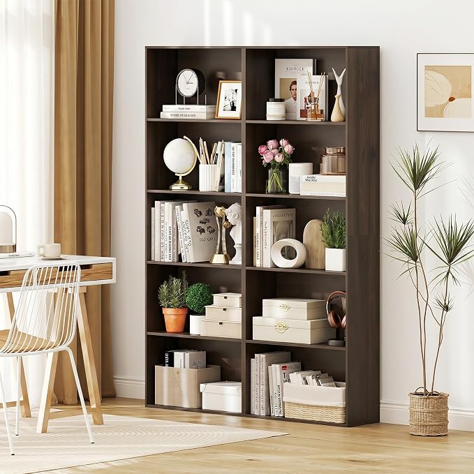 Giantex 5-Tier Bookshelf, Freestanding Bookcase - Image 7